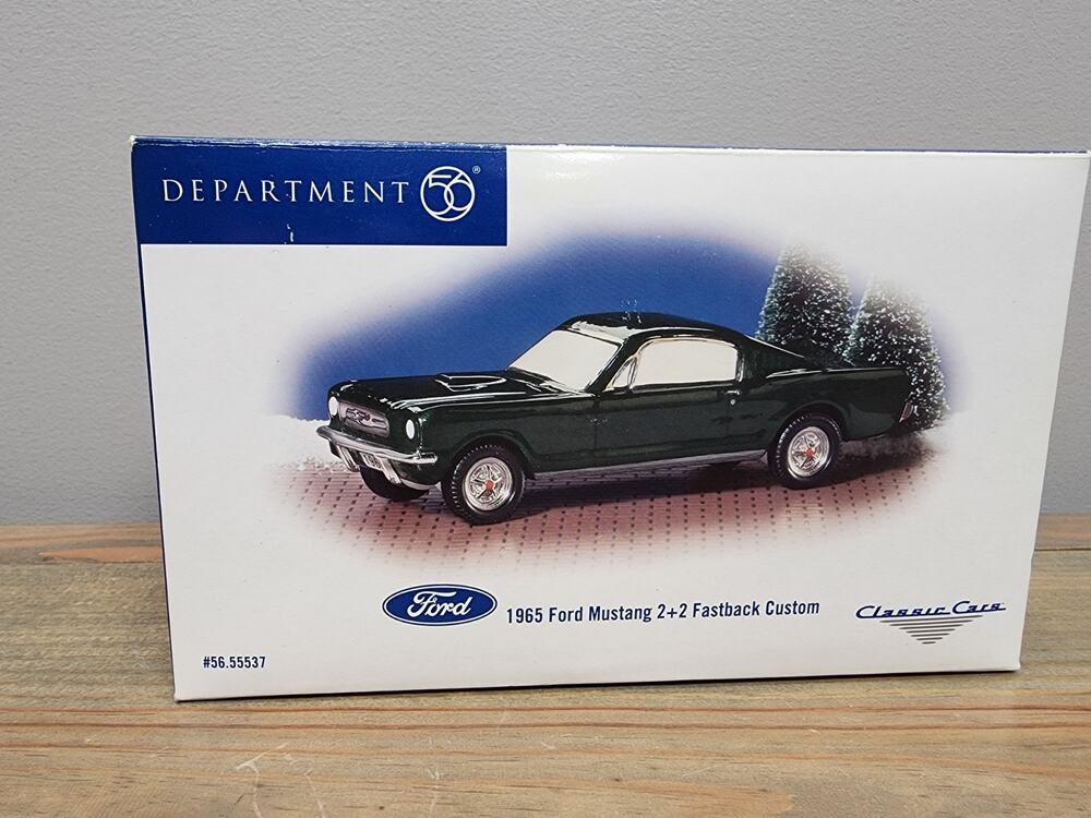 Department 56- 1965 Ford Mustang Fastback 4" - 55537
